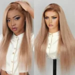 Cozy Blonde with Dark Roots Hair Barbie Pre Cut 6X5 Hd Lace Wear Go Wigs
