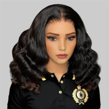 Limited Design Pre-Cut Glueless 5x6 Lace Closure Loose CurlyDeep Curly Wig