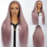 2. _Ash_purple_straight_lace_closure_front_wigs