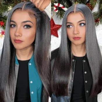 Straight HD Lace Closure Wig 6x5 Pre-Cut Glueless, Pre Plucked Edges, Vietnamese Hair