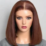 1. _DoubleDrawn6x5GluelessWearGoHighDensityRichChocolateBrownStraightBluntCutBobWig_250619