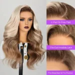 13. 13x4_Lace_Front_Champagne_and_Brown_Ombre_Colored