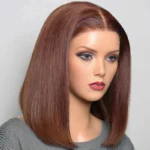 1. _DoubleDrawn6x5GluelessWearGoHighDensityRichChocolateBrownStraightBluntCutBobWig_250619