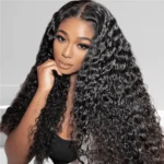 Pre Cut Lace  Glueless 6x5  Lace Wig Water Wave Human Hair Wear And Go Wig