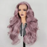 2. _Ash_purple_straight_lace_closure_front_wigs