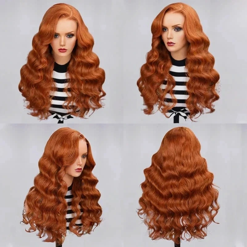 7. light-auburn-glueless-lace-closure-wig