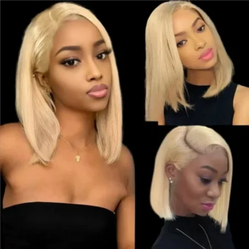 Salon-Quality Hot Selling Luxurious Glueless 6X5 Lace Wig Silky Straight #613 Blonde Highlight Wear And Go Wig