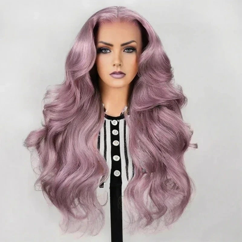 8. _Rose_gold_body_wave_lace_front_wigs