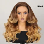 New Arrival Ombre Honey Blonde Wig 13X4 Loose Body Wave Lace Front Human Hair Wigs