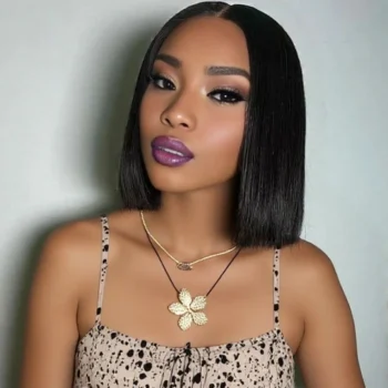 Upgrade Pre Cut Straight Bob 6X513x4 HD Lace Glueless Wear Go Closure Wig With Pre-plucked Edges