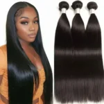 10A 3Bundles Straight Hair Brazilian Human Hair Bundles Remy Hair Weave Extensions