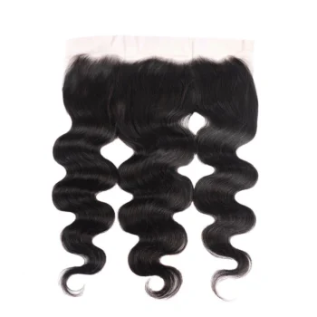 Brazilian Body Wave Virgin Hair Ear to Ear Frontal 5x513x613x4 Transparent Lace Frontal Closure Free Part