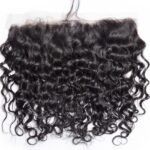 Brazilian Water Wave Virgin Hair Ear to Ear Frontal 5x513x613x4 Transparent Lace Frontal Closure Free Part