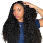 Curly Wig 13x4 Transparent Lace Front Wig 180% Density Human Hair Wig Natural Hairline With Baby Hair