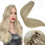 Micro-Loops human hair extensions